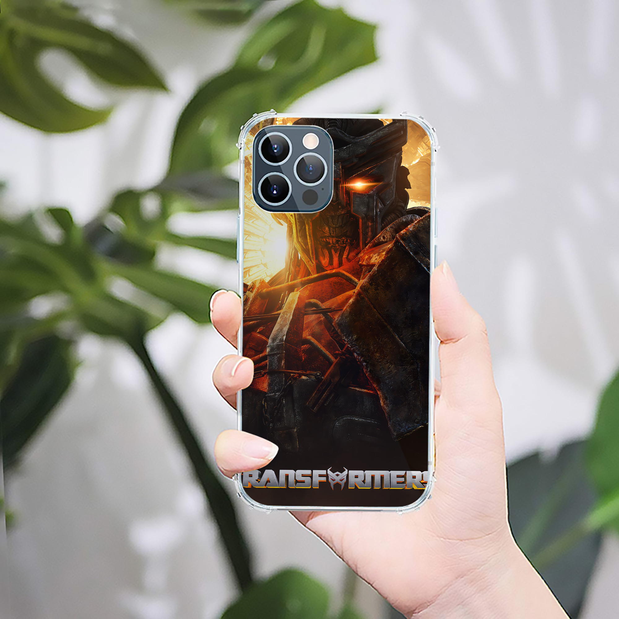 （画像用） Transformers トランスフォーマー 【iPhone 12シリーズ対応】透明スマホケース（クリアソフトケース）